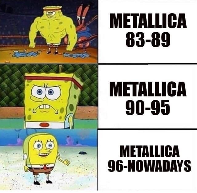 Les fans de Metallica n'ont pas d'originalité - meme