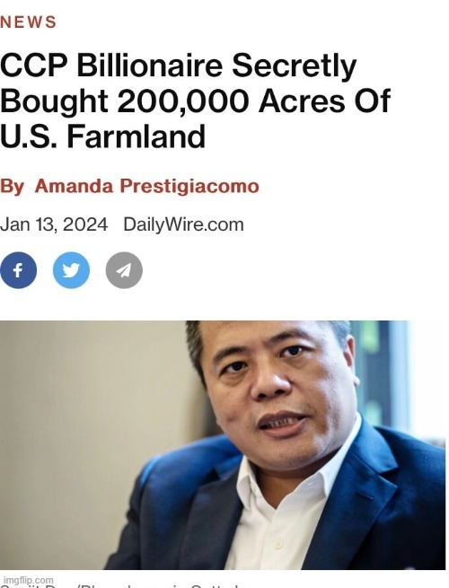 Billionaires are buying farmland - meme