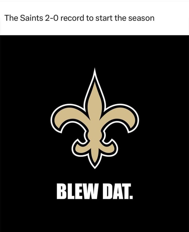 Saints game meme
