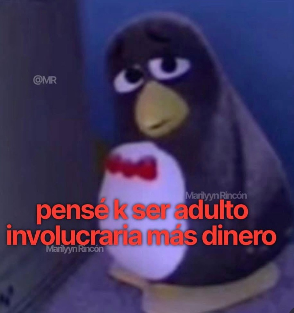 Adulto responsable hasta que hay dinero de por medio - meme