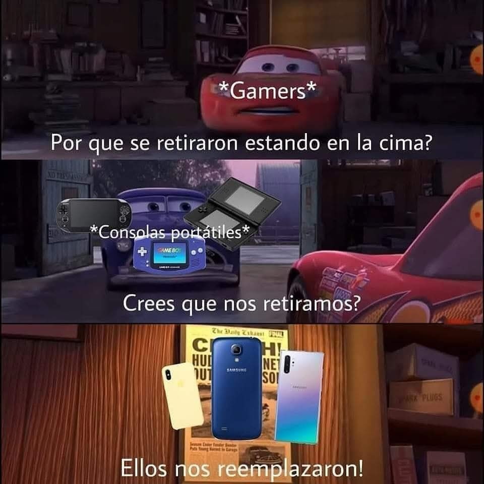 las consolas portátiles nunca se fueron, nosotros las olvidamos - meme