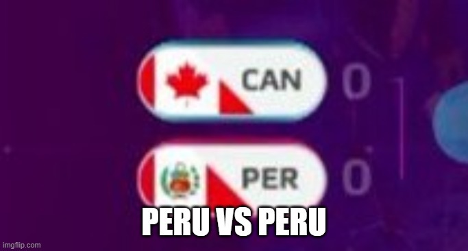 Perú vs peru - meme