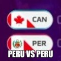 Perú vs peru