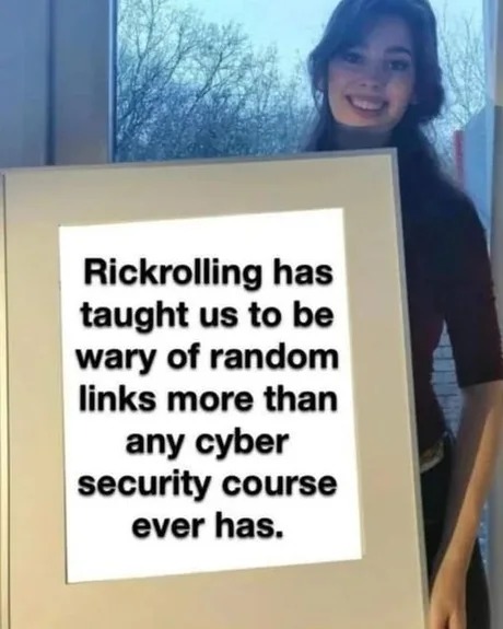 Rickrolling - meme