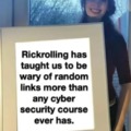 Rickrolling