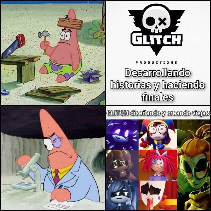 GLITCH siendo GLITCH - meme