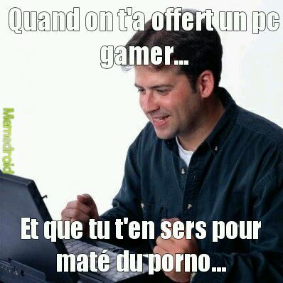 Je veux un pc gamer - meme