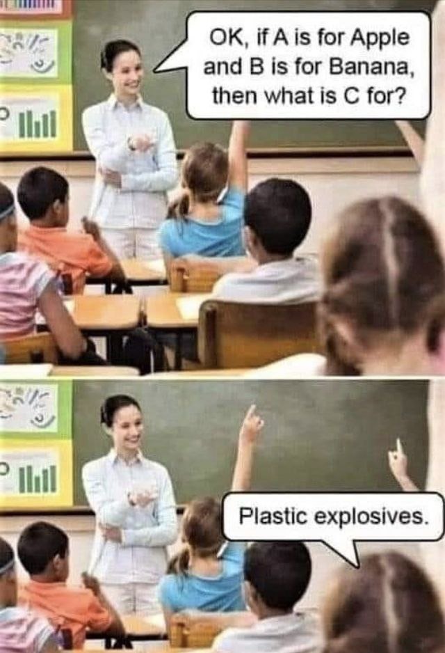 Plastic explosive - meme
