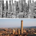 In the 1200s and 1300s, Bologna was like a medieval Manhattan – full of towers! There could have been up to 180 of them. Today, there are only a handful left, with the tallest being the Asinelli Tower (built in 1119) and its leaning buddy, Garisenda.