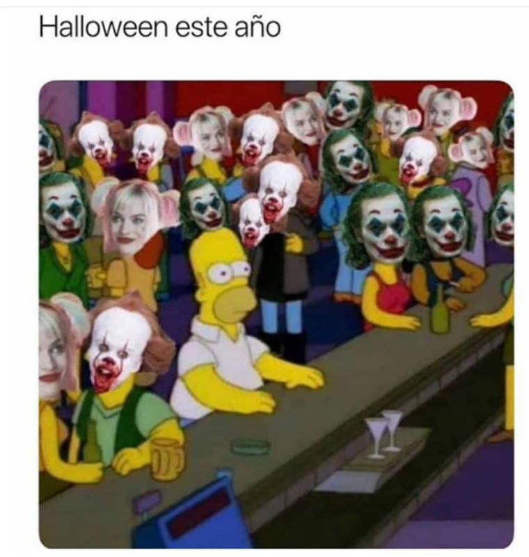 Este Halloween estará lleno de sociedad - meme