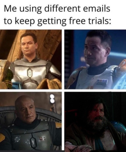 Keep the free trials coming - meme