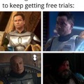 Keep the free trials coming