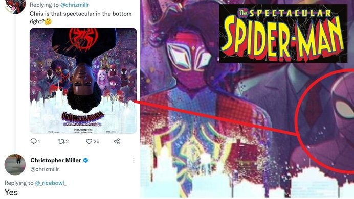 Spectacular Spiderman will make a cameo in the Across the Spiderverse movie - meme