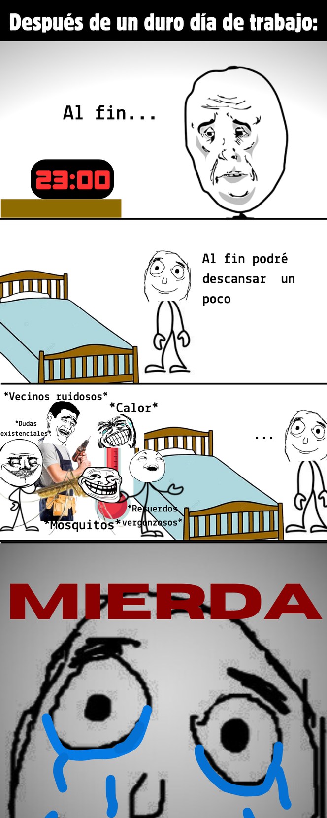 Insomnio (Rage Cómic) - meme