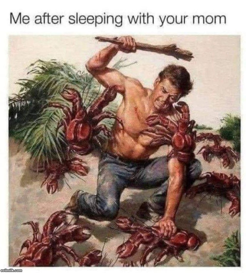Your mom. - meme