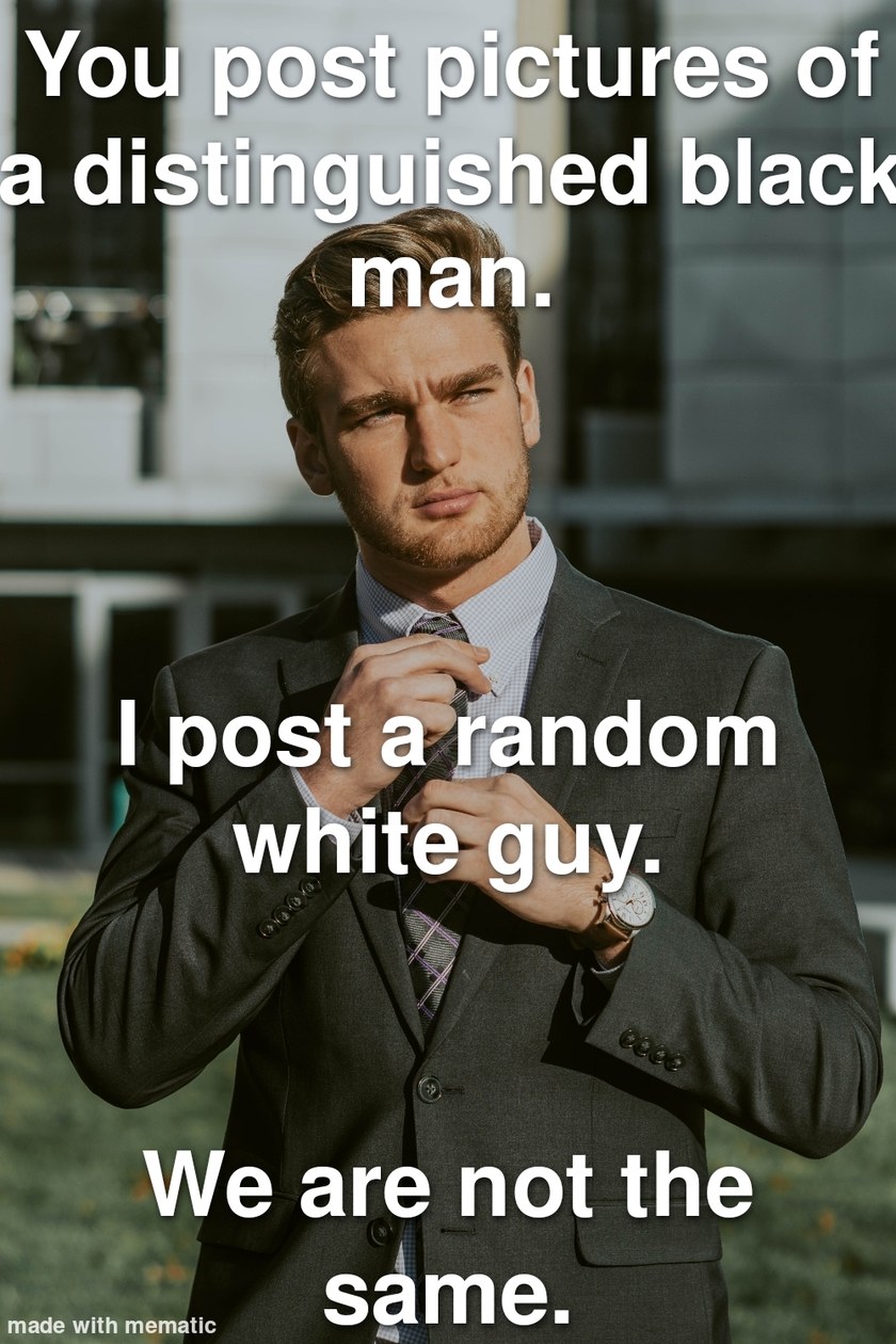 Just a white guy. - meme