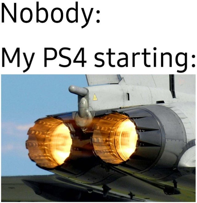 PS4 starting - meme