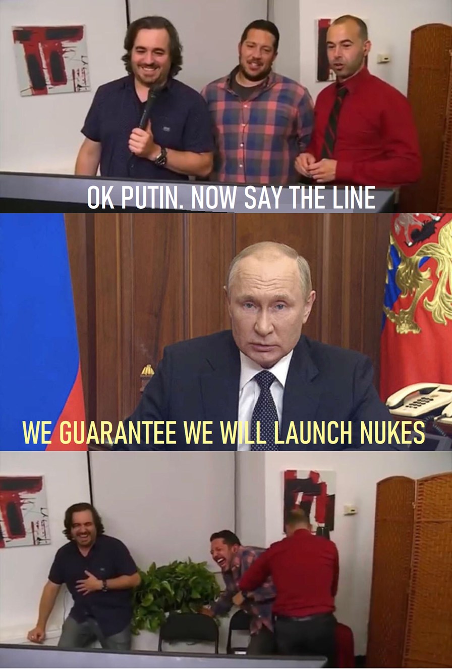 We will launch nukes - meme