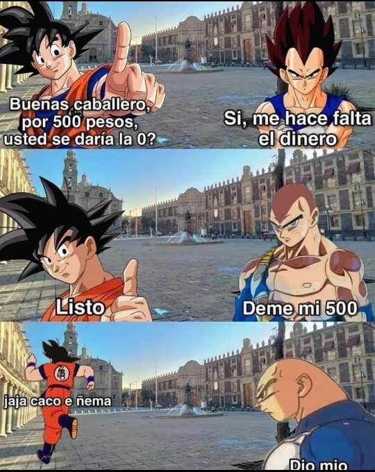 Goku ladrón - meme
