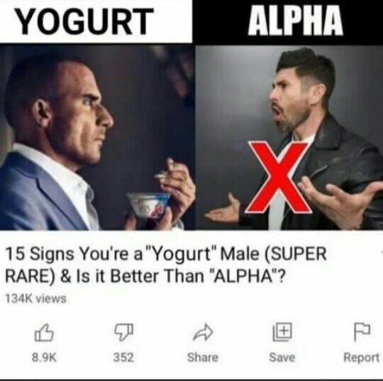 15 Señales De Que Eres Un Hombre "Yogurt" (SUPER RARO) & Es Mejor que "ALFA"? - meme