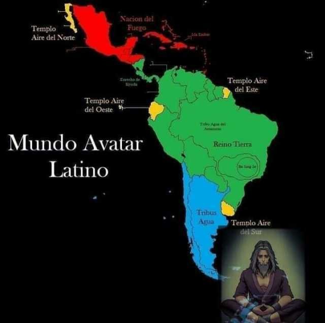 Mundo Avatar Latino - meme
