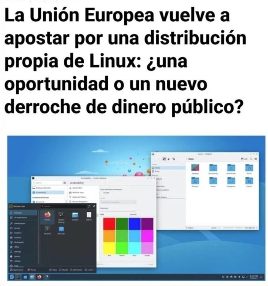 la UE invirtiendo en Linux otra vez como si esta vez sí fuera a pegar - meme
