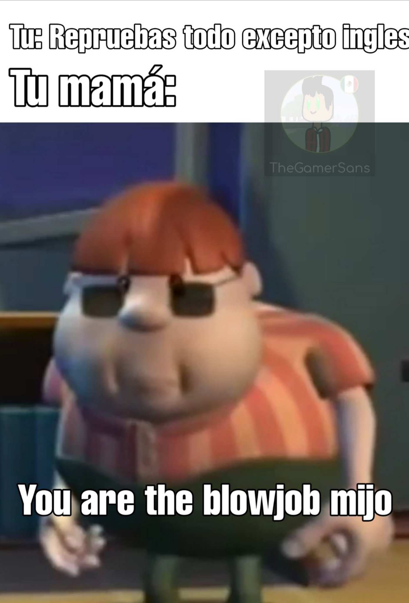 You are the blowjob - meme