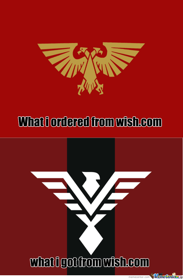 When you order imperium of man from wish.com - meme