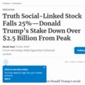 Truth Social DJT stock news