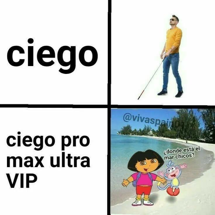 Pinche Vieja Ciega - meme