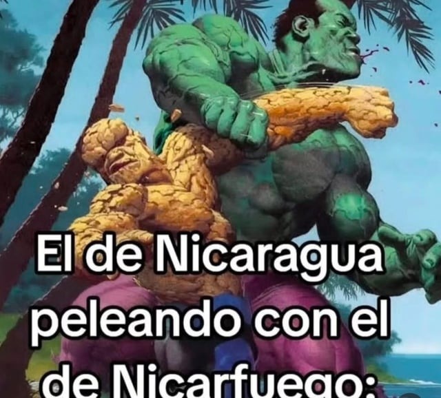 Nicaragua vs nicarfuego - meme
