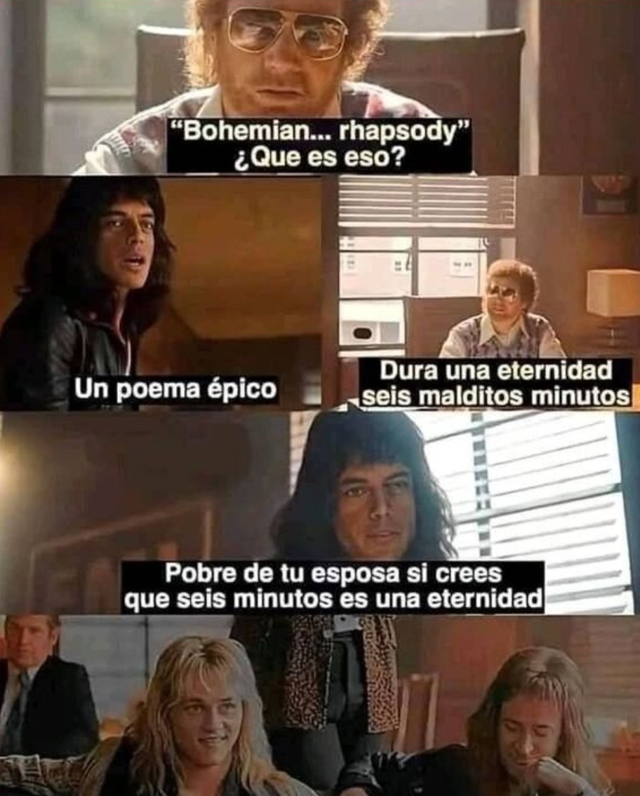 Seis minutos es eterno... si te falta práctica - meme