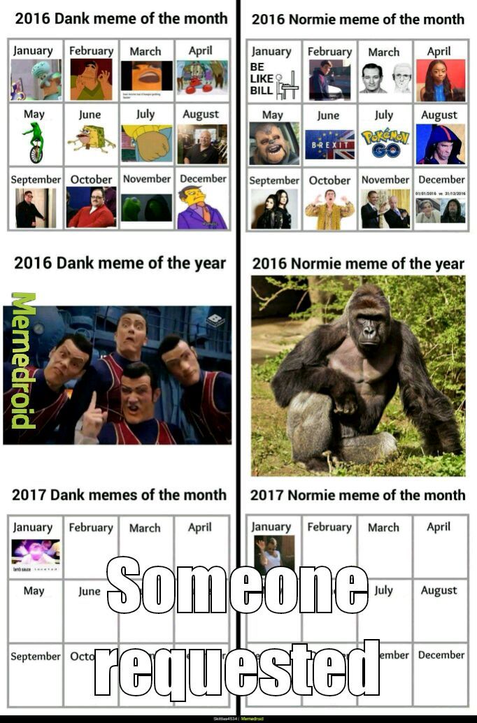 The dankest and most normie memes