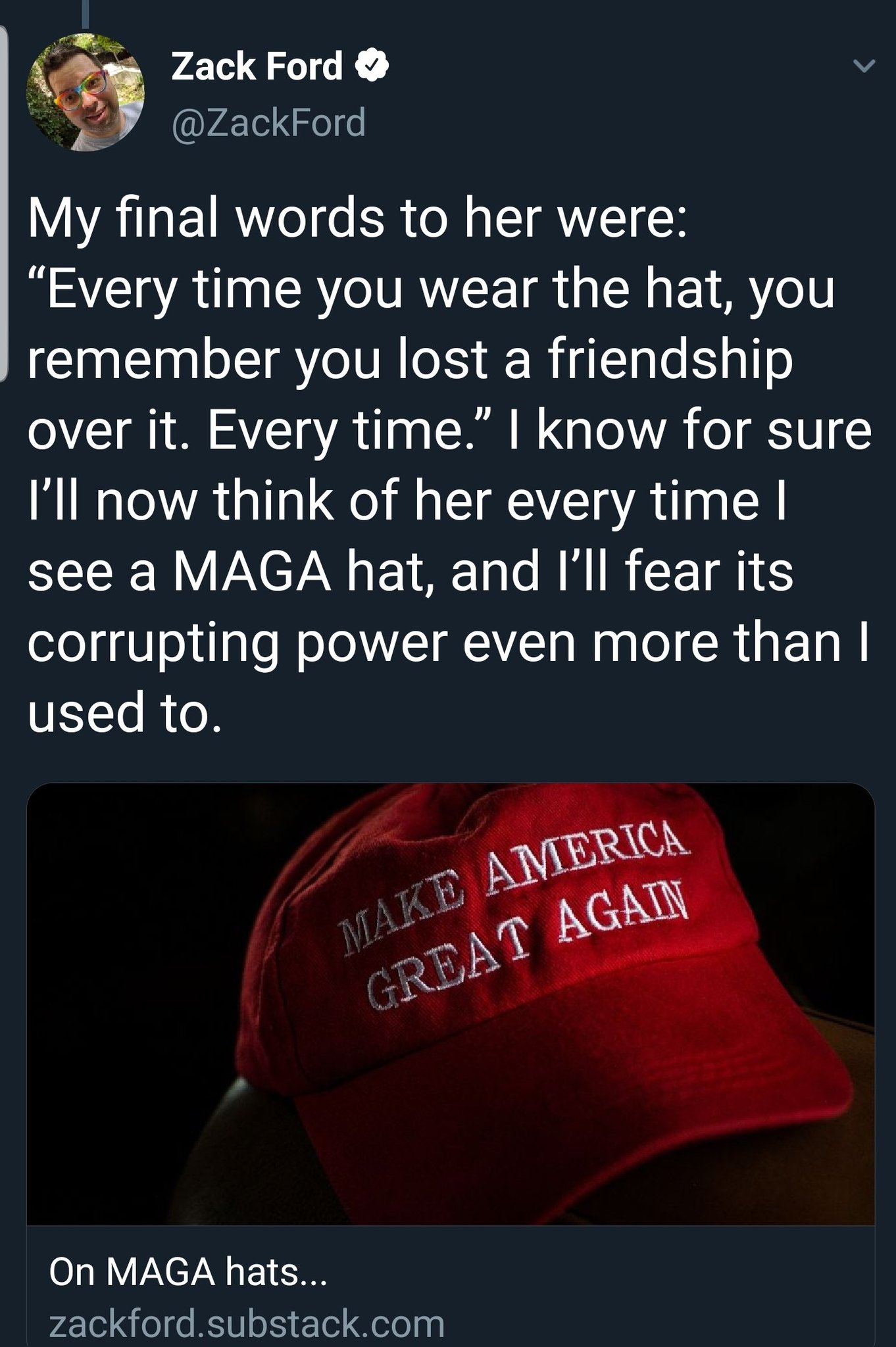 Ending a friendship over a fucking hat, what a Freaky Alien Genotype. Have fun memedroid