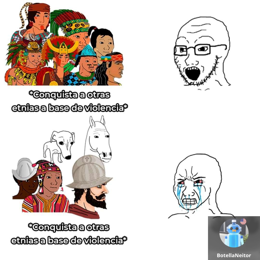 "Indigenistas.", subido por markosaztersickboy desde el servidor Grupo Stralmatzerx - meme