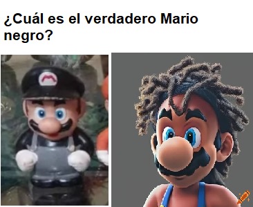 Mario negro - meme