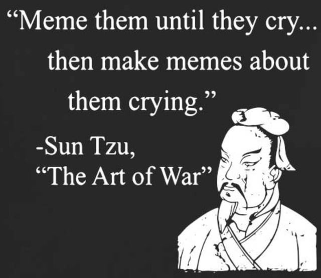 Sun Tzu, The Art of War - meme