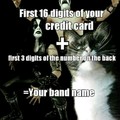 Post your band name's in the comments :)