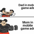 Dad vs mom