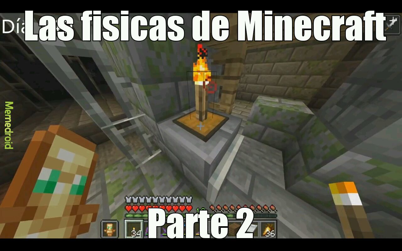 Fisicas minecraft 2 - meme