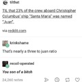 Three Juan's don't make a right....