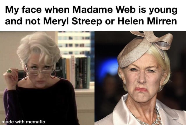 Madame Web meme