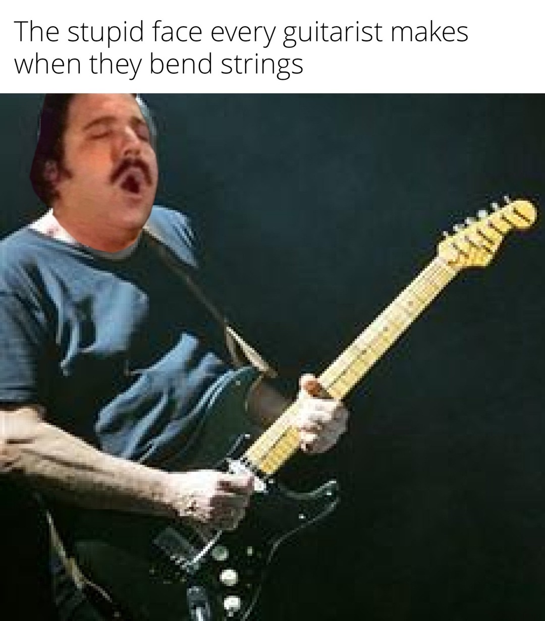 every guitarist orgasm face - meme