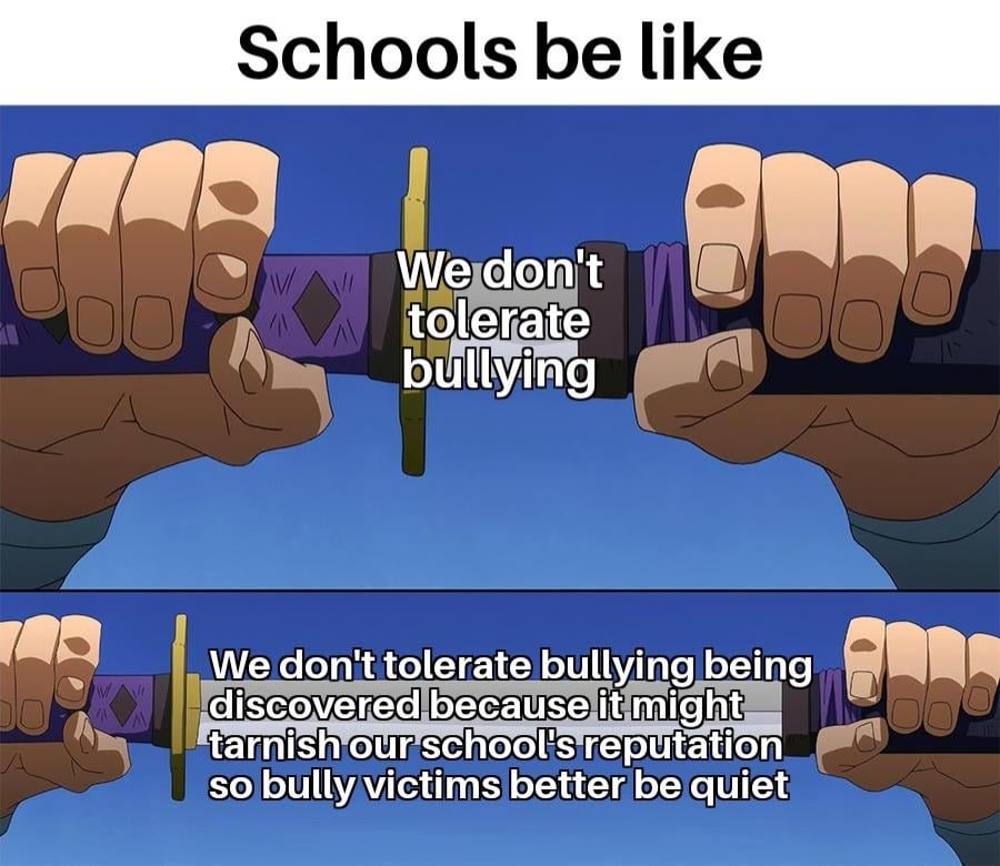 Schools be like - meme