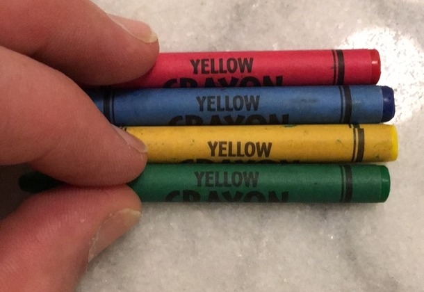crayons for the colorblind - meme