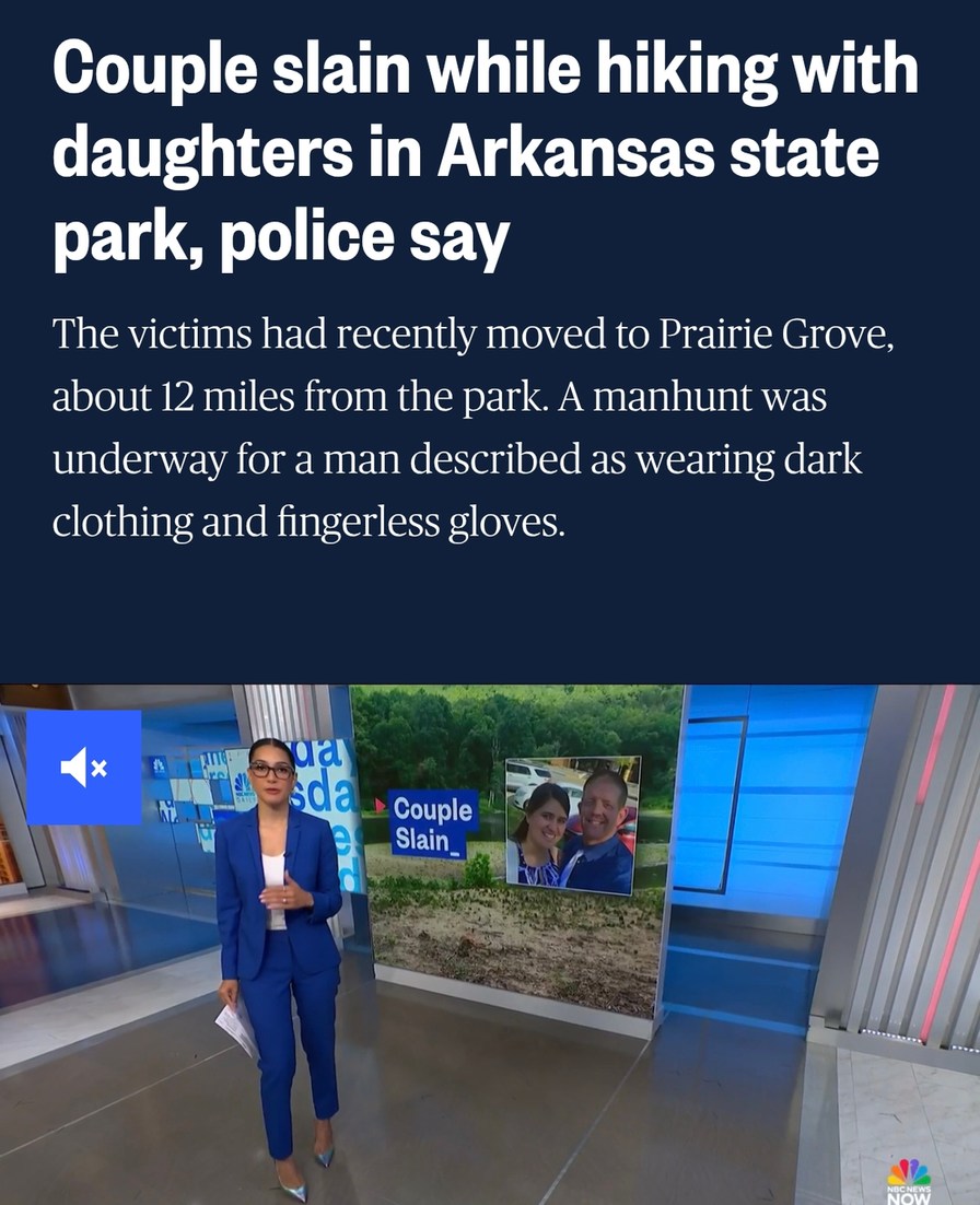 Family killed on hike, manhunt underway - meme