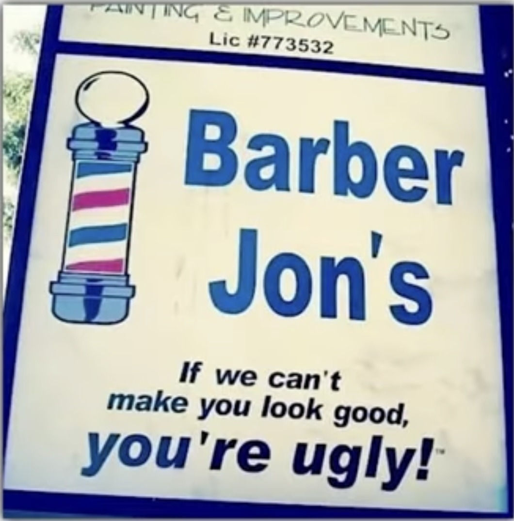 Dongs in a barber - meme