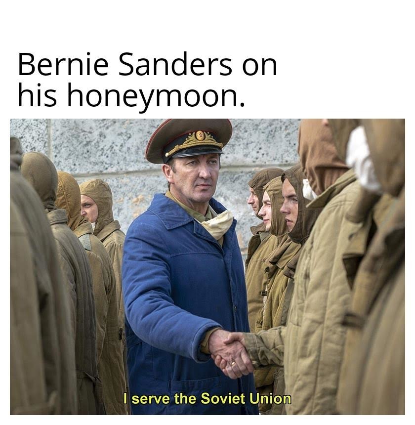 82 Year old Commie Bernie Sanders is running AGAIN - meme