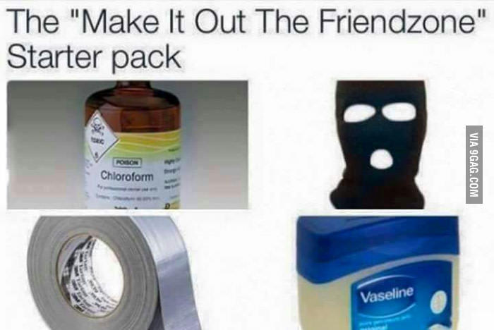 Como sair da friendzone starter pack - meme