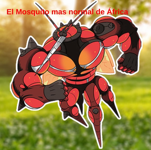El mosquito mas normal de africa - meme